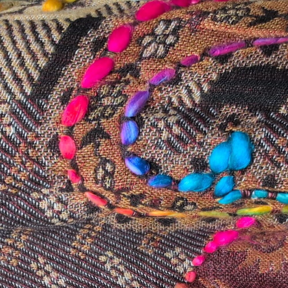 John Mark Multicolor Patchwork Cardigan - image 6